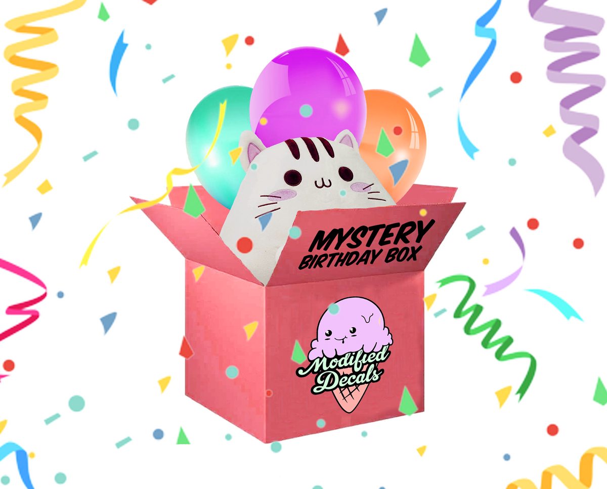 Modified Decals Birthday Mystery Box (ONLY 31x Available) Modified
