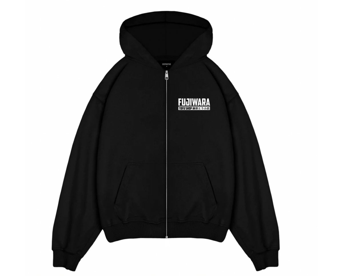 Fujiwara Tofu Zip-Up Hoodie – Modified Decals INC