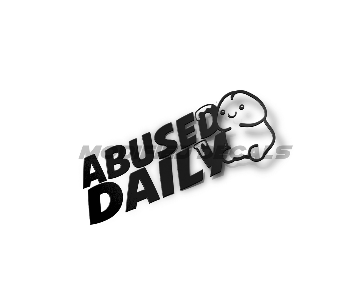 Abusing Sticker Abused Daily – Modified Decals INC