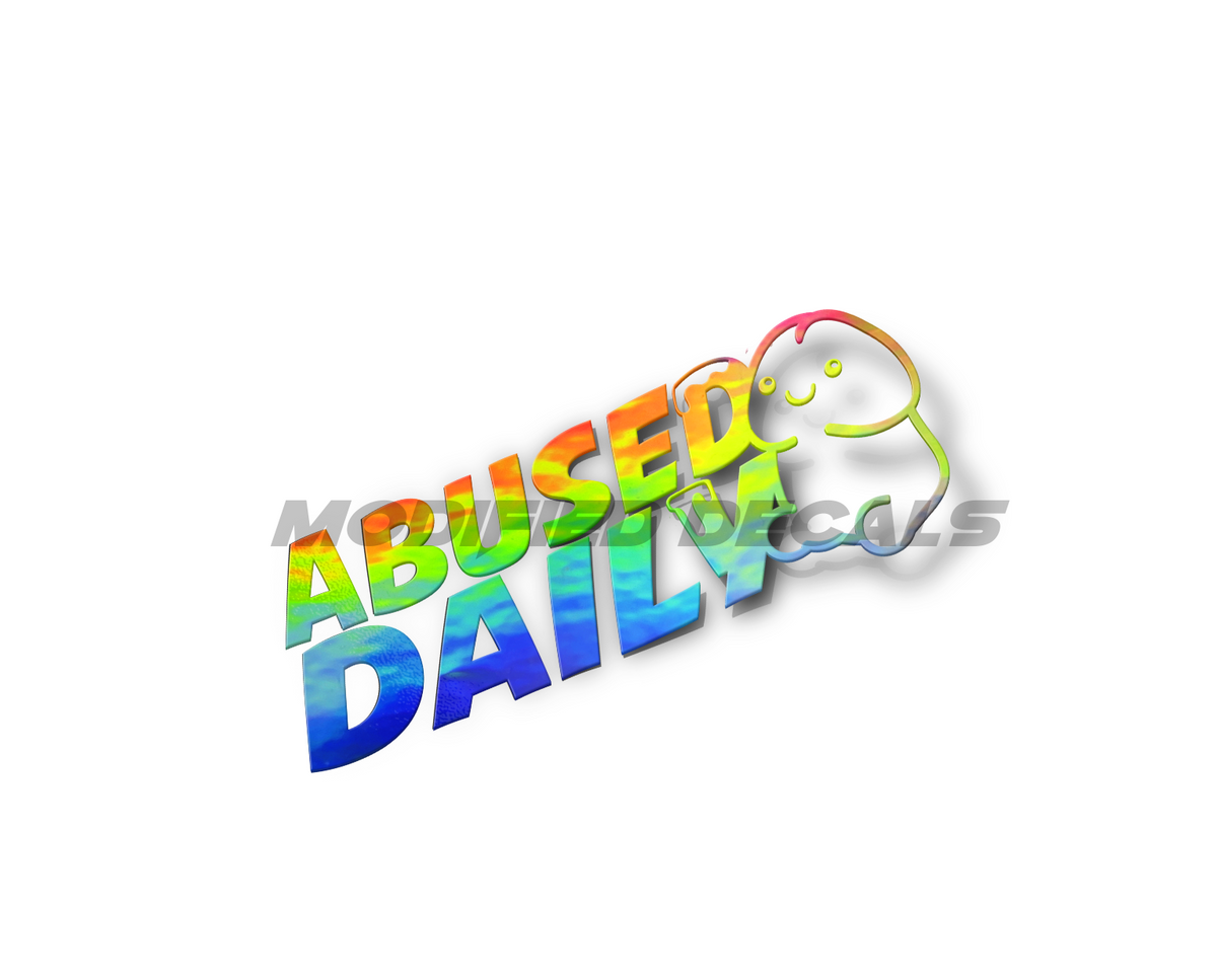 Abusing Sticker Abused Daily – Modified Decals INC