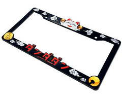 Agalfy フレームデザイン Turbo Kitty License Plate Frame – Modified Decals INC