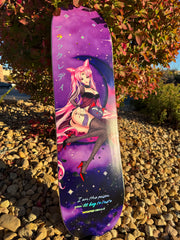 Limited Edition** Black Lady Skate Deck (40x) – Modified Decals INC