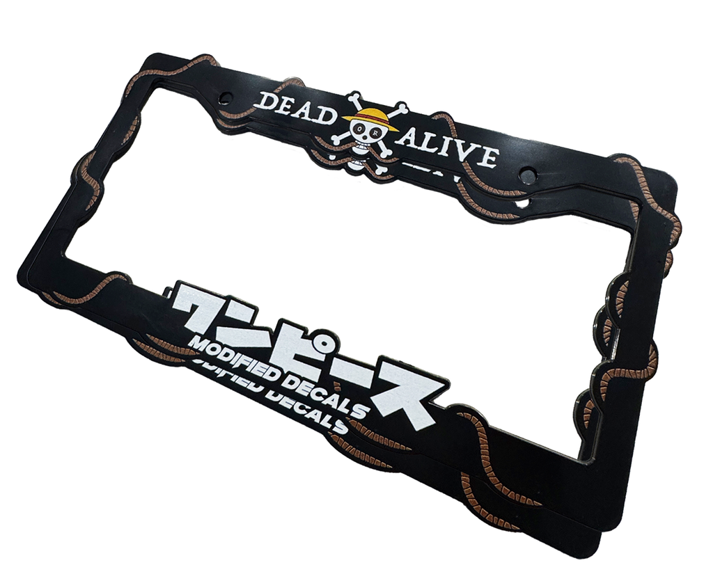 Dead or Alive License Plate Frame – Modified Decals INC