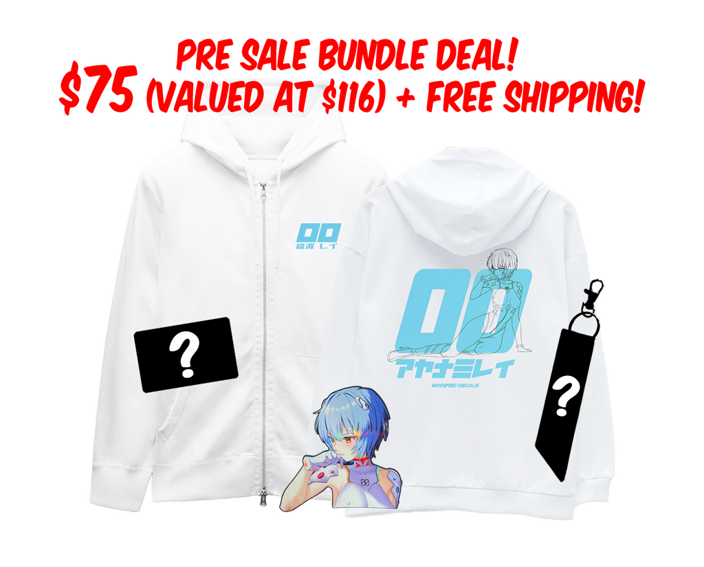 EVA 00 Zip-Up Hoodie Bundle Pre-Sale with FREE SHIPPING