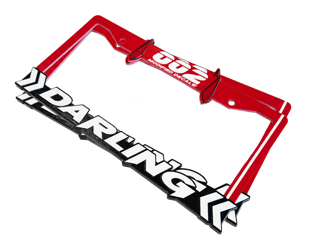 002 License Plate Frame