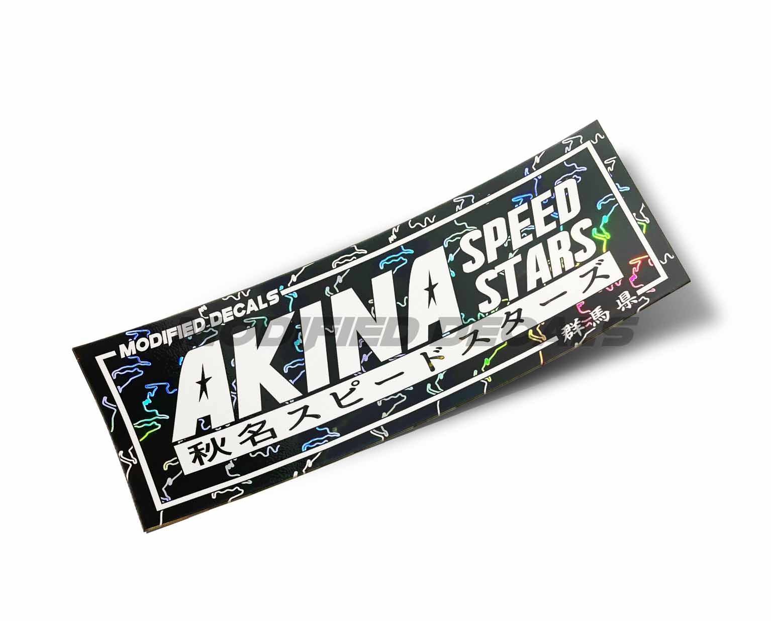 USA Premium Akina Speed Stars Vinyl Decal Sticker Initial D  Import It All
