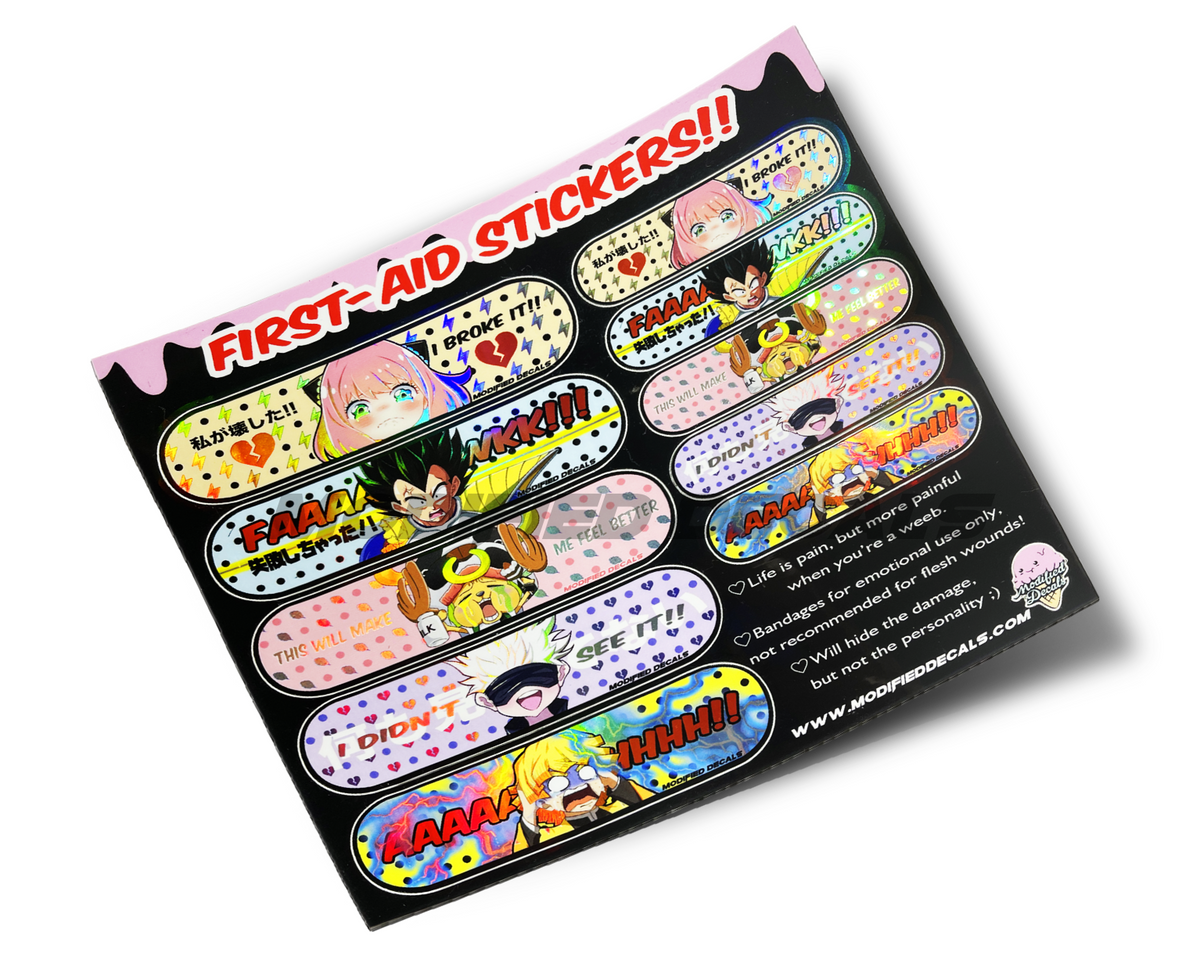 First-Aid Sticker Sheet ️‍🩹 – Modified Decals INC
