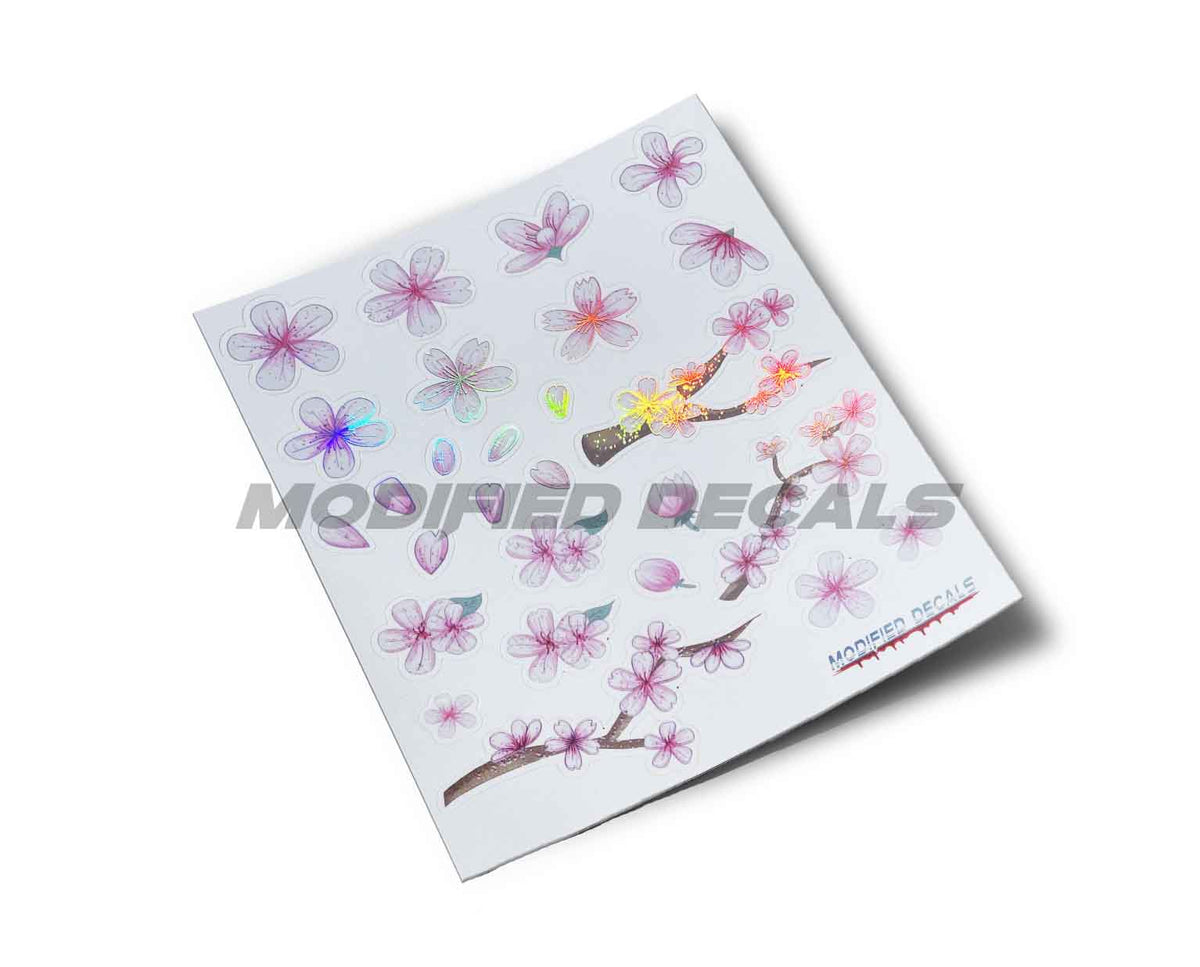 Sakura Blossom Sticker Sheet 🌸 – Modified Decals INC